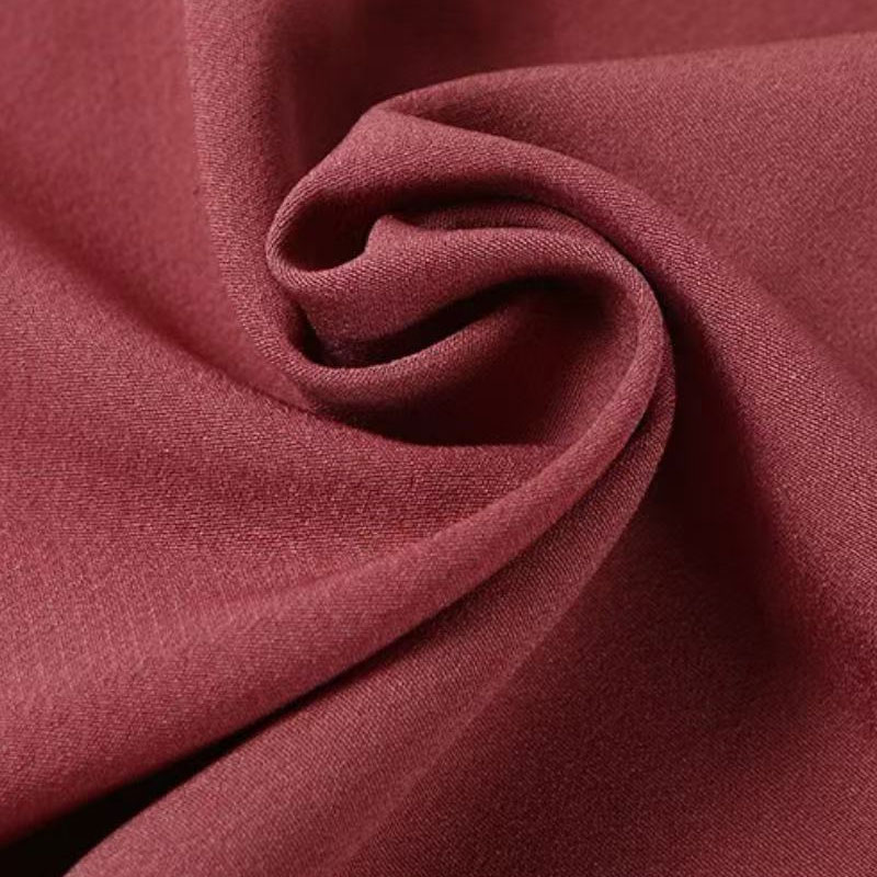150gsm Kitar Semula Poliester-Spandex Campuran Jenis Berlian Regangan Empat Hala Fabrik Dua Lapisan
